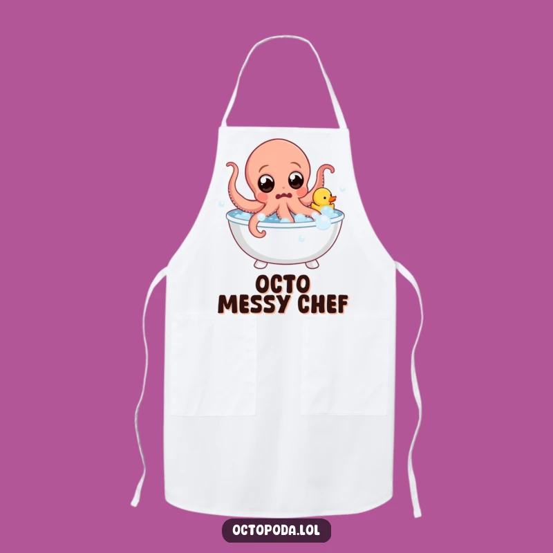 Funny Octopus Bath Apron - Cook with Splashy Humor & Fun