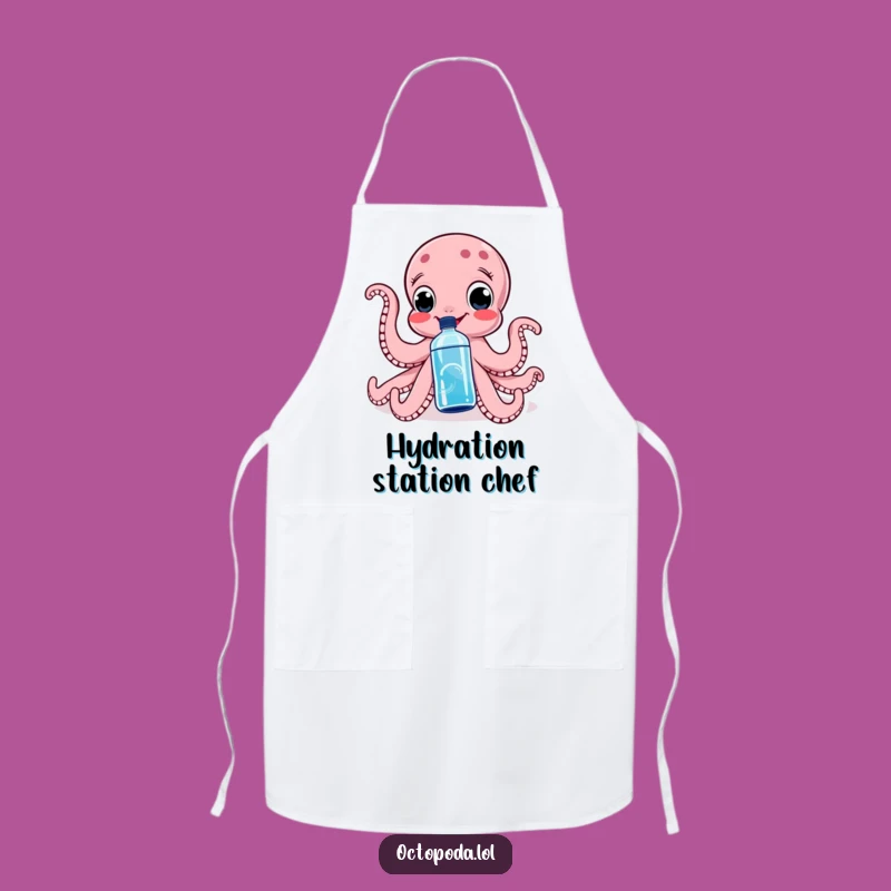 Funny Octopus Hydration Apron: Cook with Playful Fun and This Funny Gift