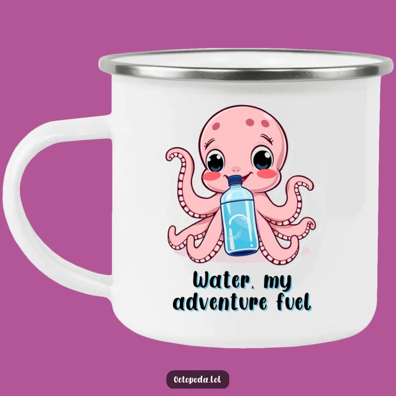 Funny Octopus Hydration Camping Mug: Adventure Hydration with Funny Gift