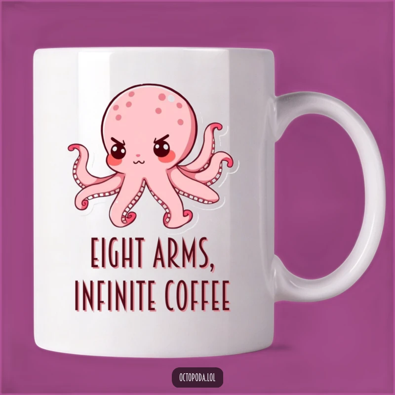 Funny Determined Octopus Mug: A Tiny Expression of Willpower for Your Morning Brew