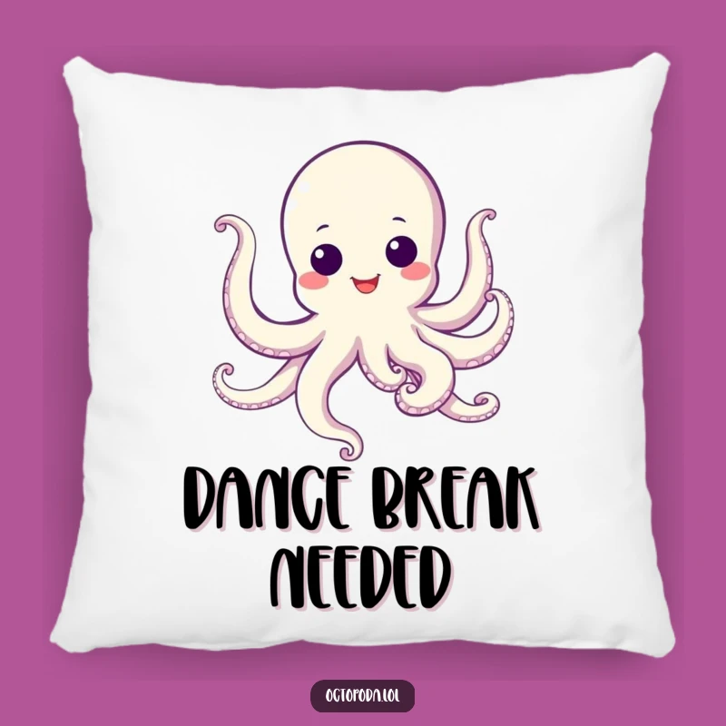 Funny Googly Eye Octopus Dance Pillow - Comfy and Hilarious Accent Decor