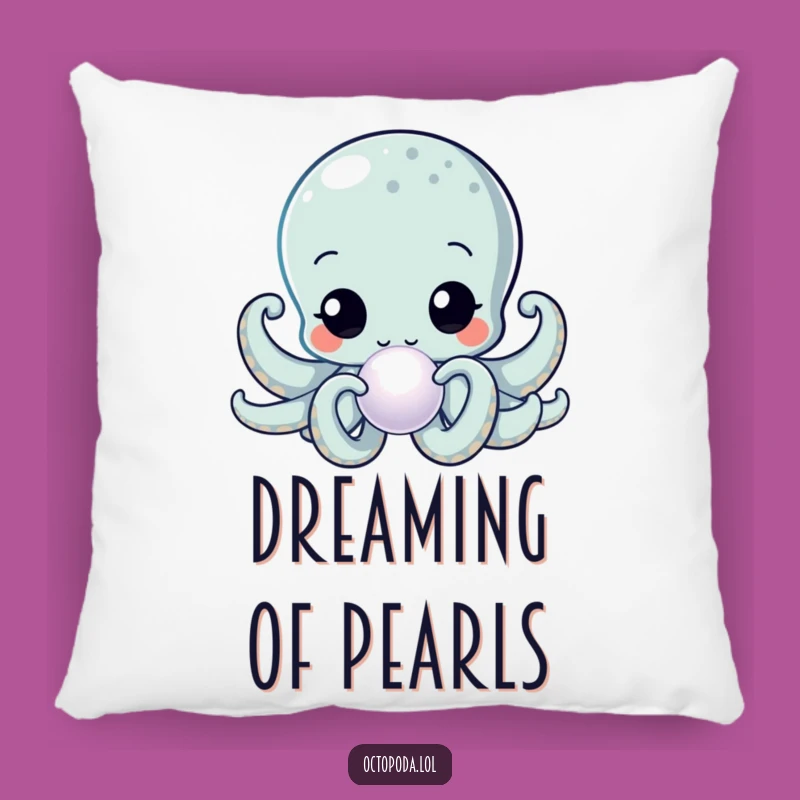Cozy Funny Kawaii Octopus Pearl Inspector Pillow: Add Intrigue to Your Comfort