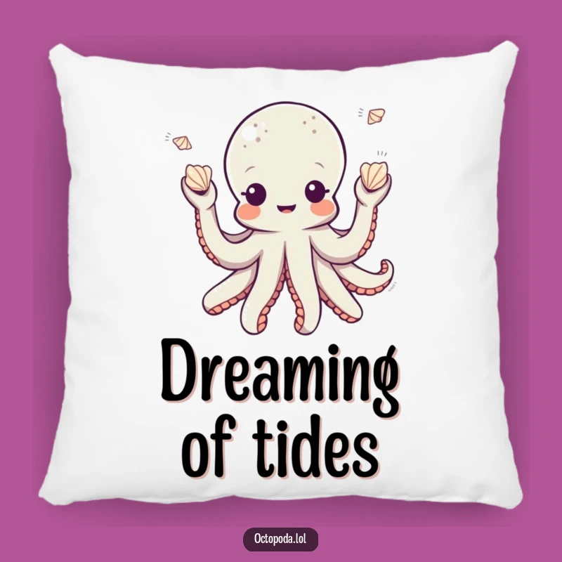 Funny Juggling Octopus Pillow: Cozy Performer Cushion, Perfect Funny Gift