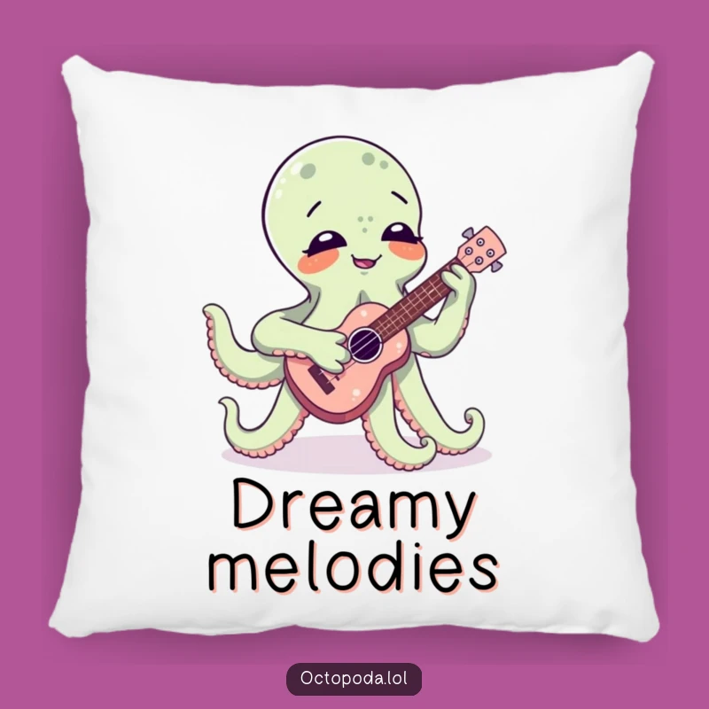 Funny Octopus Cuddle Pillow: Musical Cephalopod Comfort