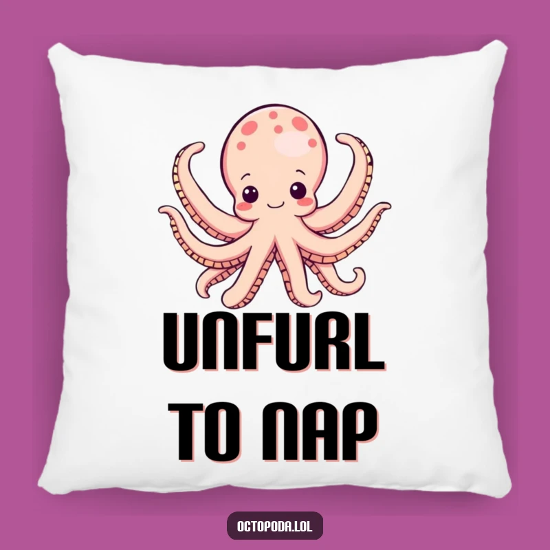 Funny Octopus Pillow: Cozy Joyful Arms Unfurled Comfort Funny Gift