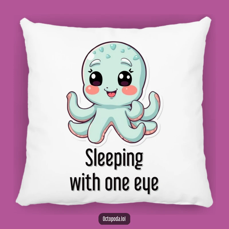 Funny Winking Octopus Pillow: Cozy Secret Keeper, Perfect Funny Gift for Comfort