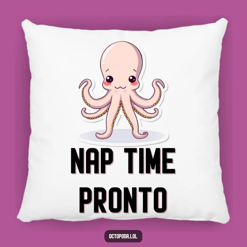 Funny Yoga Octopus Pillow: Cozy Cephalopod Cushion for Zen and Giggles