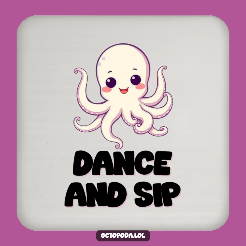 Funny Googly Eye Octopus Dance Coaster - Hilarious Table Protection for Party Fun