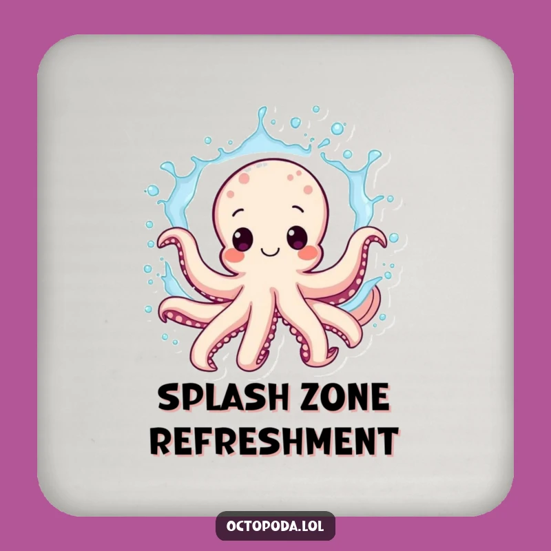 Funny Octopus Coasters: Protect Surfaces with a Splash Hilarious Funny Gift Set