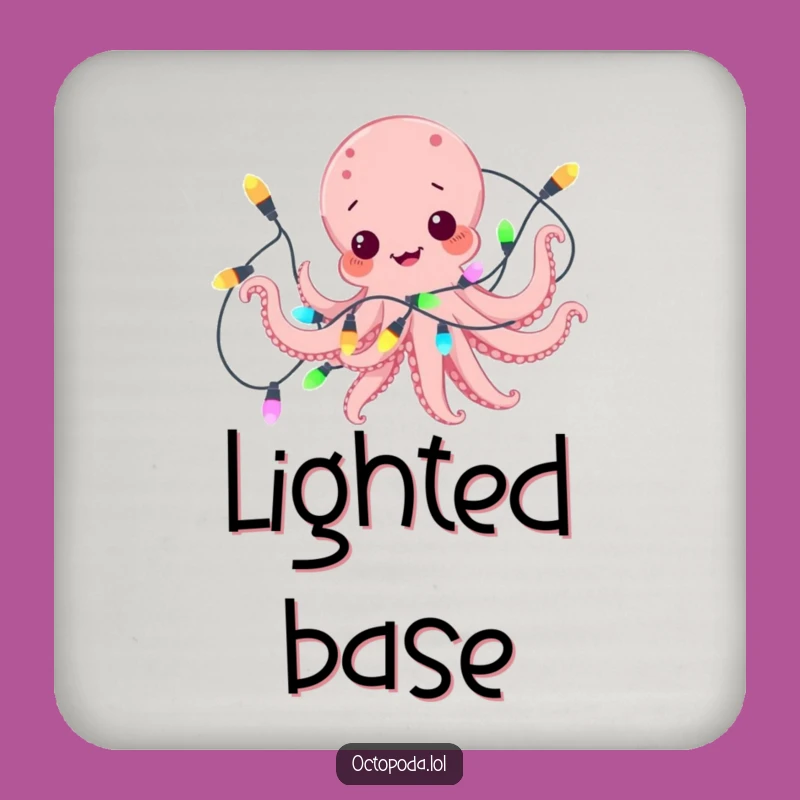 Funny Octopus Festive Coasters: Tangles and Tinsel