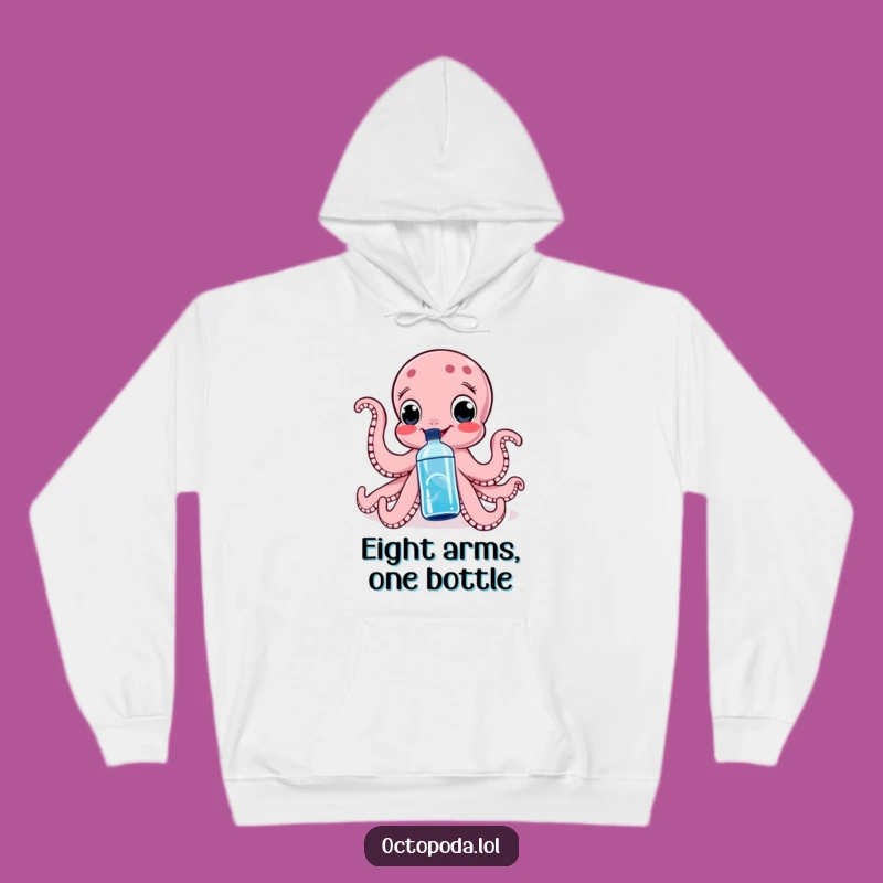 Cozy Funny Octopus Hydration Hoodie: Warmth and Humor with This Funny Gift