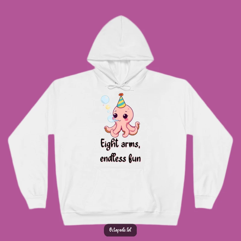 Funny Octopus Party Hoodie: Stay Cozy and Celebrate with This Funny Gift