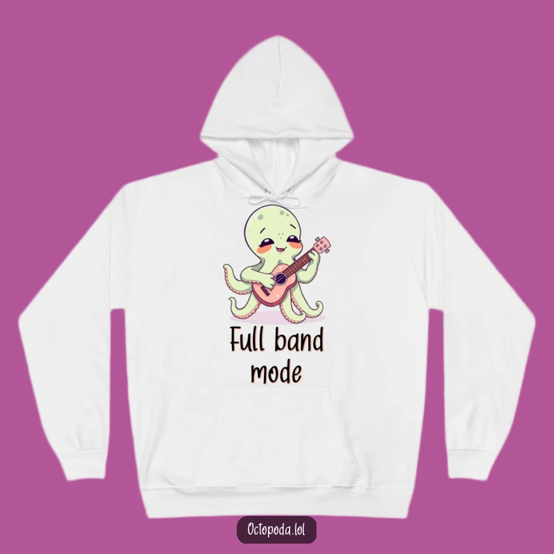 Funny Octopus Concert Hoodie: Cozy Cephalopod Musician Gift