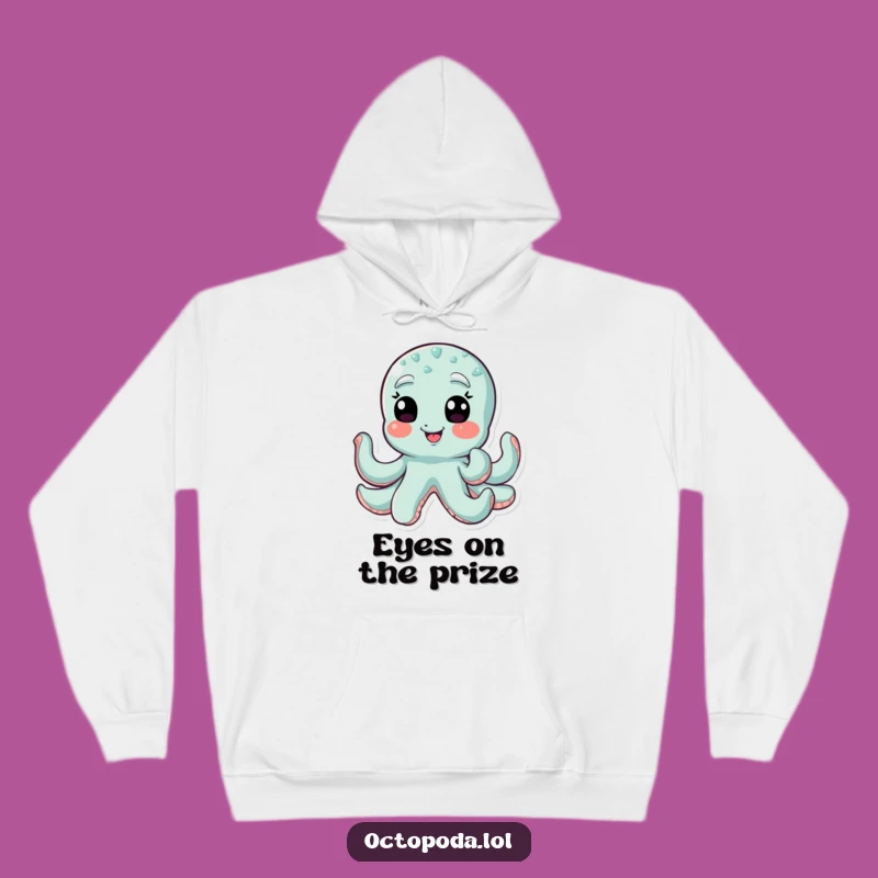 Funny Winking Octopus Hoodie: Cozy Mischief Maker, Ultimate Funny Gift for Sneaky Fun