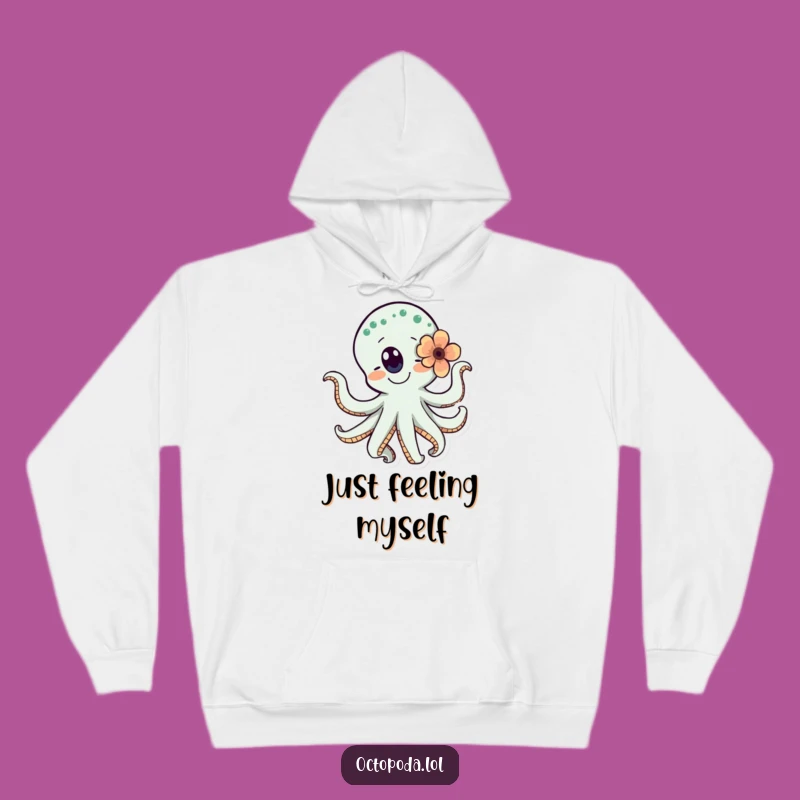 Cozy Funny Dancing Octopus Flower Hoodie for Ultimate Happiness