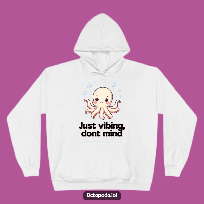 Funny Octopus Hoodie: Cozy & Cheerful Ocean Swimmer, Ultimate Funny Gift for Cold Days