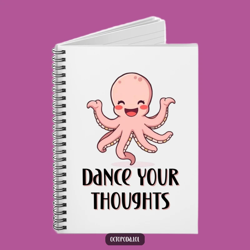Funny Octopus Dancing Notebook: Dance Through Your Notes