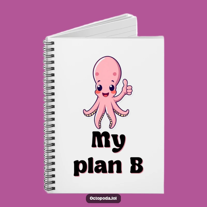 Funny Octopus Thumbs Up Notebook: Jot Down Successes, Perfect Funny Gift for Plans