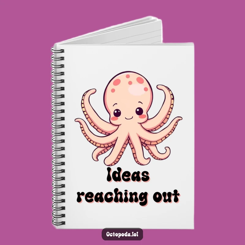 Funny Octopus Notebook: Joyful Ideas Journal Hilarious Funny Gift