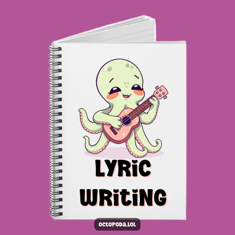 Funny Octopus Ideas Notebook: Jot Down Your Musical Musings
