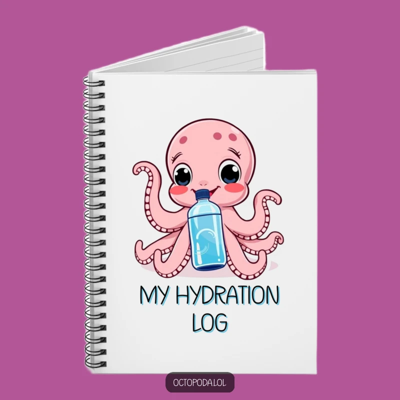 Funny Octopus Hydration Notebook: Jot Down Ideas with Funny Flair