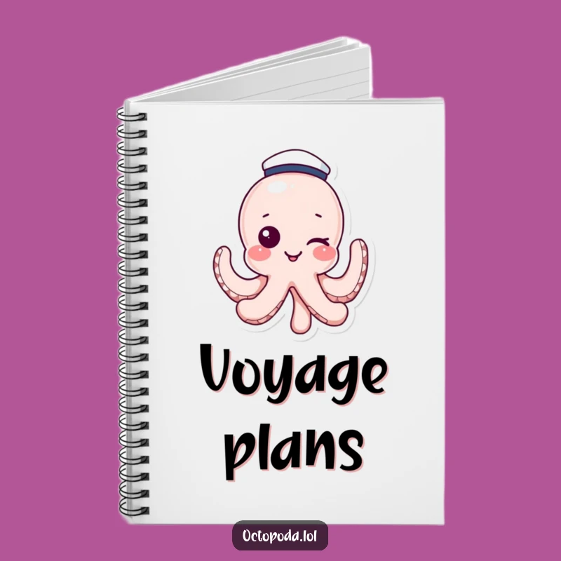 Funny Octopus Sailor Notebook: Winking Journal, Perfect Humorous Gift