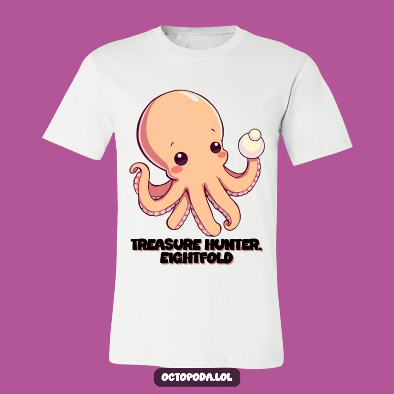 Funny Octopus Curiosity Tee: Explore the World with Funny Gift