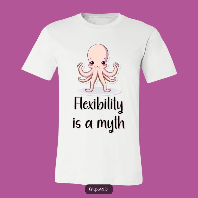 Funny Yoga Octopus T-Shirt: Hilarious Cephalopod Stretch Tee for Flexible Fun