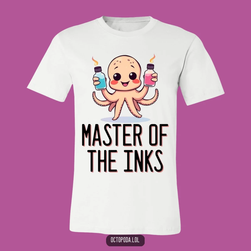 Funny Octopus Art Tee: Show Your Creative Side with Funny Gift
