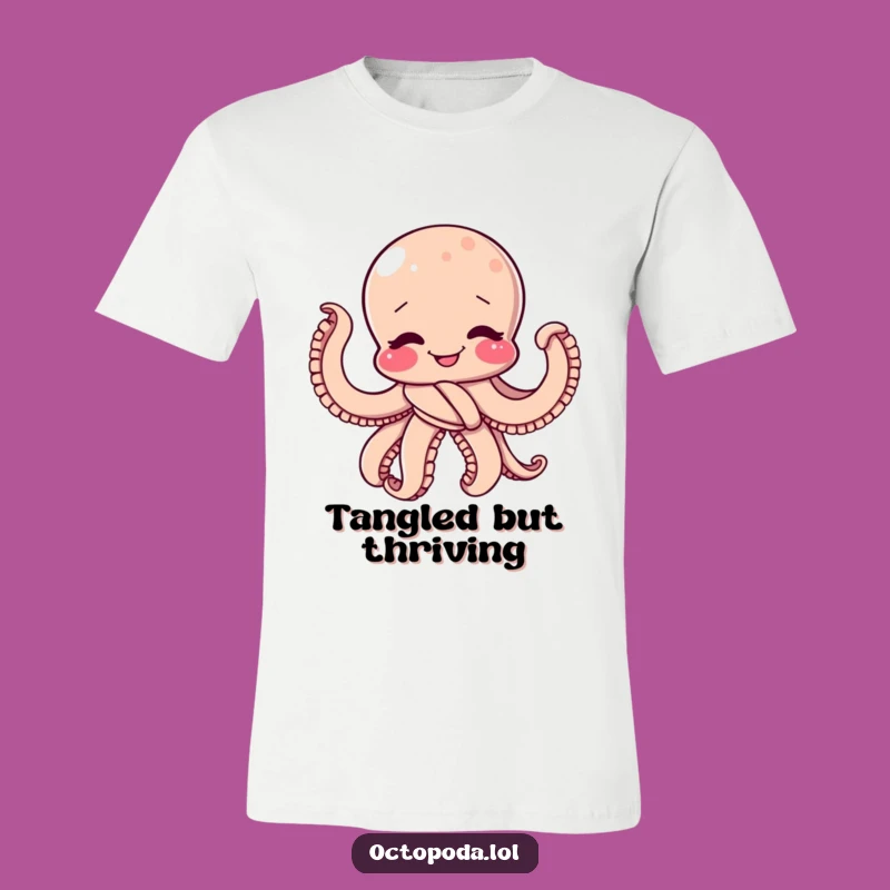 Funny Wiggling Octopus Knot T-Shirt: Giggling Art, The Ultimate Funny Gift Tee