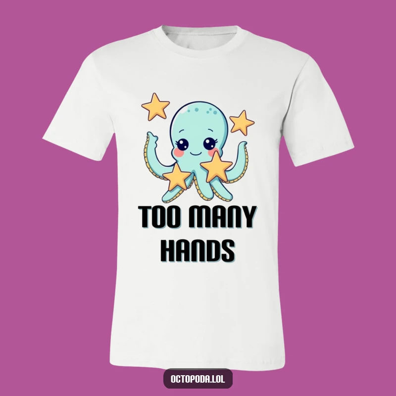 Funny Octopus Juggling Starfish T-Shirt: A Hilarious Gift for Ocean Lovers